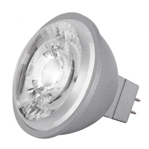 [S8636] Satco 8W; LED MR16; 3000K; 15 deg. beam spread; GU5.3 base; 12 Volt AC/DC