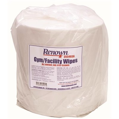[3554036 - REN15747005] Renown All-Surface Cleaning Facility Gym Wipe Rolls (2000-Count)(2-Pack)