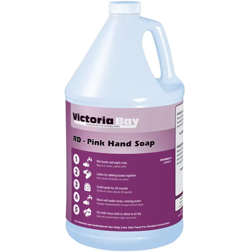 [L00011 ] Victoria Bay Rd - Pink Hand Soap 1 Gal 4/Case