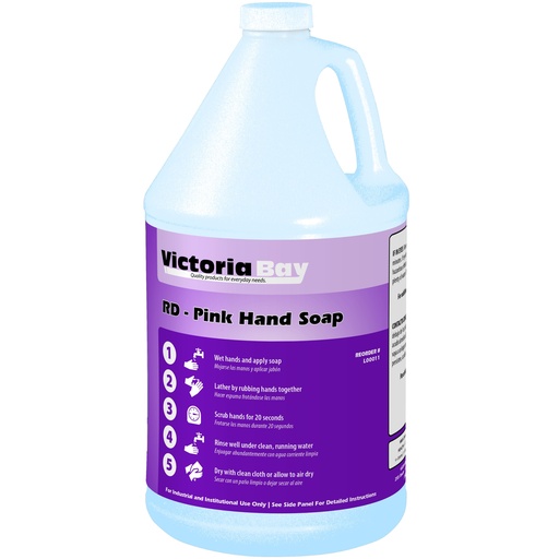 [L00011 ] Victoria Bay Rd - Pink Hand Soap 1 Gal 4/Case