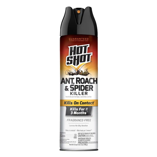 [311198150 - 96780] Hot Shot 17.5 oz. Unscented Ant, Roach and Spider Aerosol Insert Killer