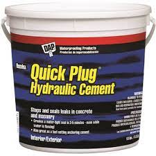 [109273 ] DAP Quick Plug Hydraulic Cement, 10 LB