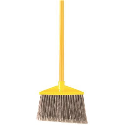 [RCP637500GY - FG637500GRAY] Rubbermaid Commercial Products 10.5 in. Polypropylene Upright Broom with Vinyl Coated Metal Handle