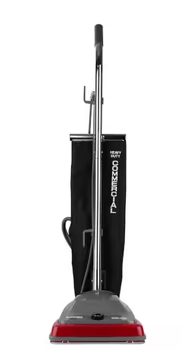 [312696673 ] Sanitaire Tradition, Bagless, standard filtration, Corded Carpet Red Commercial Upright Vacuum Cleaner