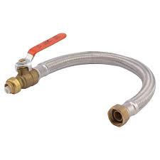 [2465703 ] SharkBite 1/2 in. Push-to-Connect x 3/4 in. FIP x 18 in. Braided Stainless Steel Water Heater