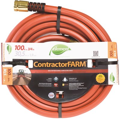 [2490586 ] Element ContractorFarm 3/4 in. x 100 ft. Heavy Duty Contractor Water Hose