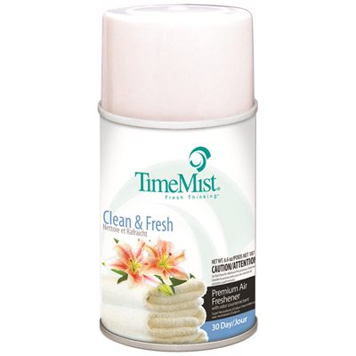 [880642] TimeMist 6.6 oz. Clean and Fresh Automatic Air Freshener Spray Refill