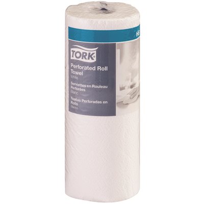 [154445 - HB1990A] TORK 2-Ply White Perforated Paper Towel Roll (84-Sheets per Roll, 30-Rolls per Case)