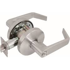 [3585097 ] US Lock 2050 Series GR2 2-3/4 in. US26D Backset Entrance Door Lever SC1
