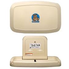 [KB200-00] Koala Kare Cream Horizontal Surface-Mounted Baby Changing Station