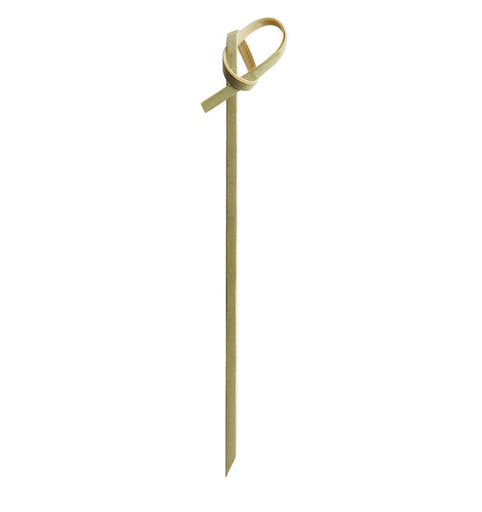[R803 ] Bamboo Knot Food Picks - 4" / 1000 Picks/Case
