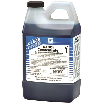 [184881] Spartan COPY 0 NABC Concentrate 2 l Floral Scent Restroom Disinfectant (4 per Pack)