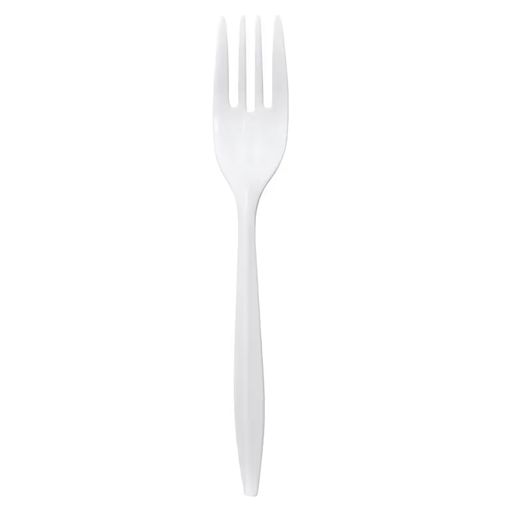 [FORK ] Victoria Bay Fork PP White Medium Weight Unwrapped 1000/Case