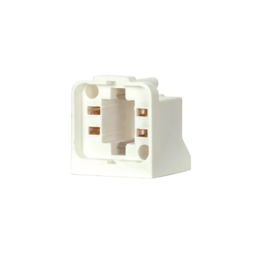 [80-2106] Satco 13W 4-Pin Bottom Screw Down; G24Q-1 And GX24Q-1 Base; For: CF13DD/E And CF13DT/E; Horizontal Mount