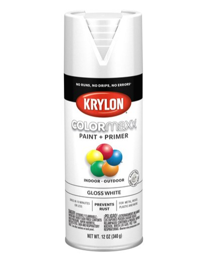 [LMS101716058 ] White Gloss Acrylic Enamel Spray Paint - 16 oz