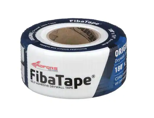 [FDW8724-U] FibaTape Standard White 1-7/8 in. x 180 ft. Self-Adhesive Mesh Drywall Joint Tape Single Roll