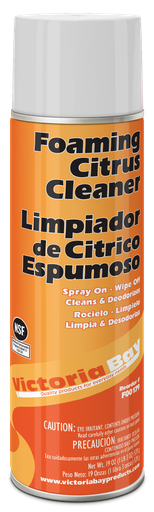 [F00179 - CITRUS18] Victoria Bay Foaming Citrus Cleaner 19 Floz 12/Case