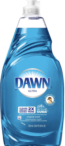 [08124 - G307167205] DAWN Dish Soap: Hand Wash, Liquid, Bottle, 7.5 oz, Original, 18 PK