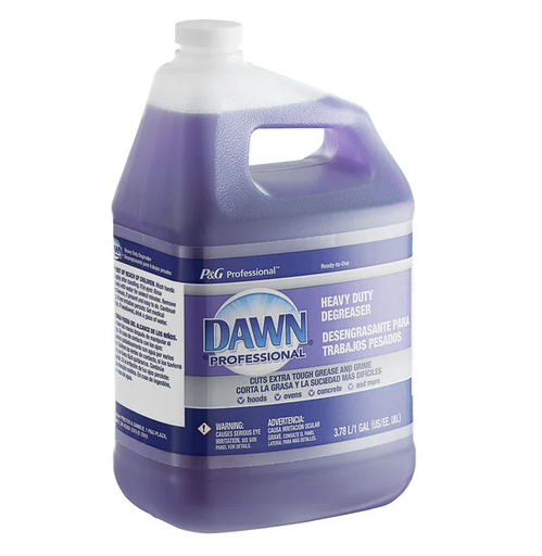 [04852 - G6069705] DAWN PROFESSIONAL Liquid 1 gal. Cleaners & Detergents, Jug 3 PK