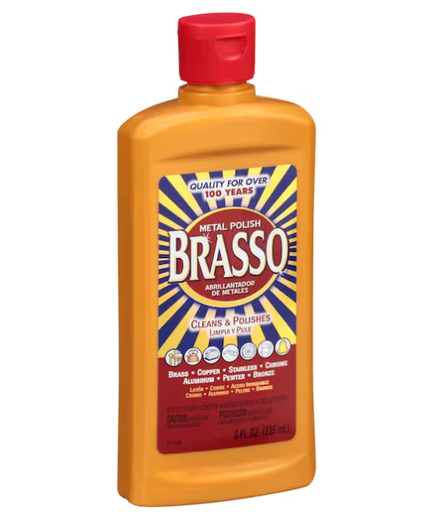 [89334- G6408688] Brasso Metal Polish 8 oz., PK8