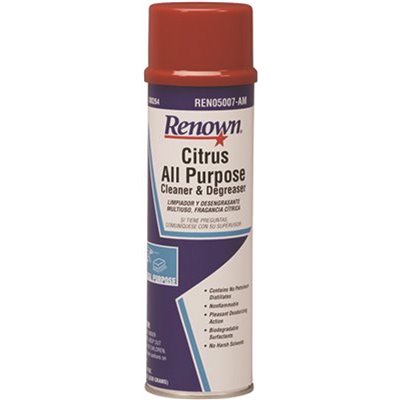 [REN05007 / A0169] Renown CITRUS ALL PURPOSE CLEANER DEGREASER AEROSOL, 19 OZ 12 per Case