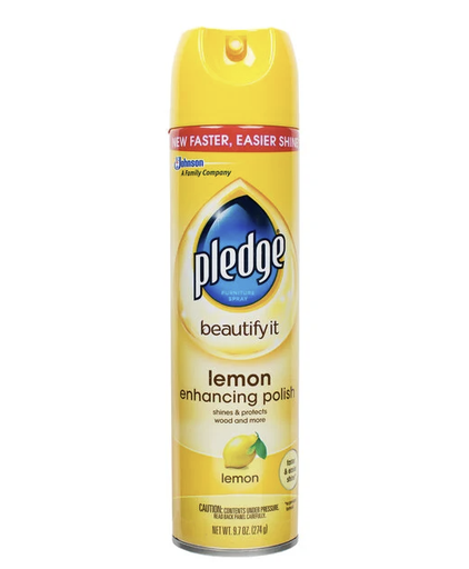 [LSJ2372] PLEDGE Lemon Scent Furniture Polish (Pack of 3)