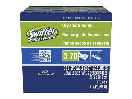 [33407] Sweeper Refills, Cloth, 8"L, PK6
