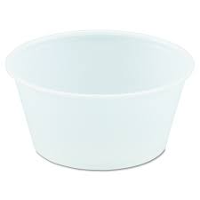 [P325N] Polystyrene Portion Cups, 3.25oz, Translucent, PK2500