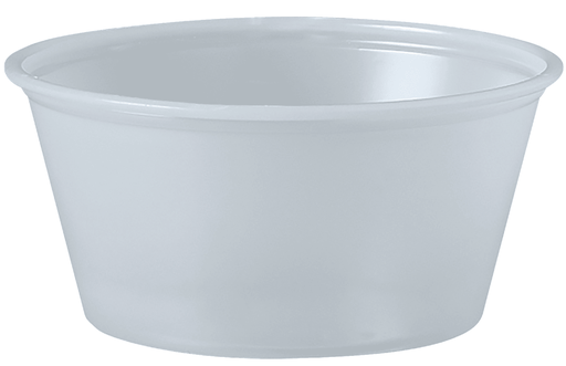 [P325N] SOLO 3.25 oz HIPS Plastic Portion Container - Translucent, PK2500