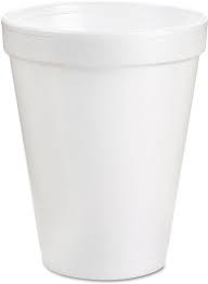 [6J6] Disposable Hot cup 6 oz. White, Foam, Pk1000