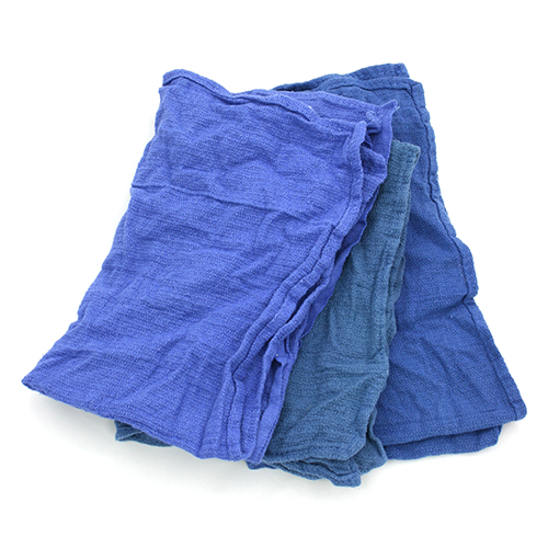[539-10 - G810412885] HOSPECO Reclaimed Surgical Huck Towels, Blue, 10 lb/Carton