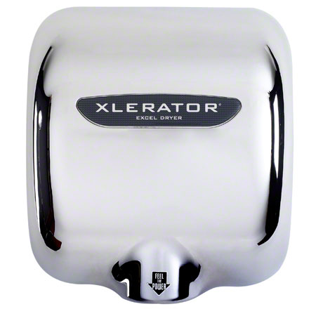 [XL-SBV] Excel Dryer XL-SBV Hand Dryer XLERATOR XL-SB Automatic, Surface-Mounted, Brushed Stainless Steel Cover, 208-277V Standard Nozzle
