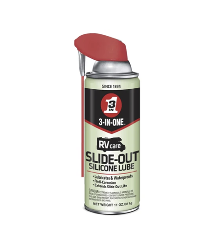 [12008] WD40 3-In-1 RV Silicone Slide Out Lube Spray 11 Oz