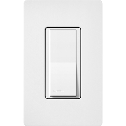 [SC-1PS-SW] Lutron Claro Satin Single Pole 15A Switch - Snow