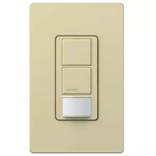 [MS-OPS6-DDV-IV] Lutron Maestro Dual Circuit Motion Sensor Switch, 6-Amp, Single Pole, Ivory