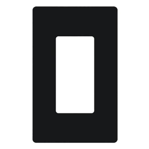 [CW-1-BL] Lutron Wallplate (69210) 1-Gang - Black - Gloss - Claro