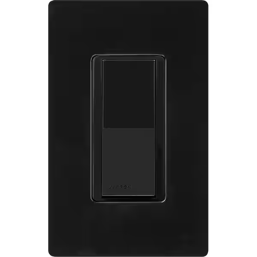[CA-1PS-BL] Lutron Claro On/Off Switch, 15-Amp, Single-Pole, CA-1PS-BL, Black