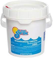[58293 - 05389 - B002WKS6M0] In The Swim 1 Inch Bromine Tablet Sanitizer for Spas, Hot Tubs, or Swimming Pools - Pre-Stabilized, Low Odor, Chlorine Alternative - 61% Available Bromine - 3.5 Pounds