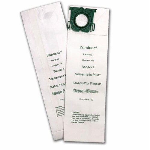 [GK-5300 - G004134197] Green Klean GK-5300 Triple Layer Replacement Vacuum Bags - 10 per Case - Case of 10