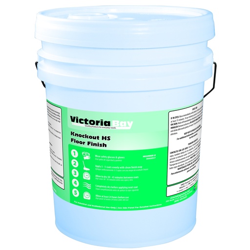 [D00057] Victoria Bay Knockout Hs Floor Finish 5 Gal 1/Pail