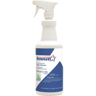 [REN02812-MS - 107558] Renown 32 oz. Non-Ammonia Glass Cleaner (12 Per Case)