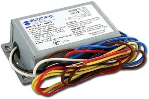 [SL27T - SHORT] Sunpark Short Version Electronic Ballast for multiple CFL and Linear Fluorescents.