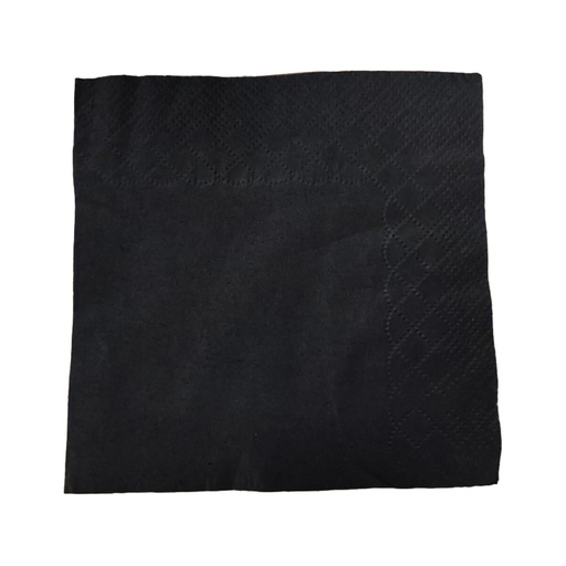 [VBBN1210B] Victoria Bay Beverage Napkins 10x10 In 5x5 In Black Virgin Paper 2ply 1/4 Fold 250 Count/Pack 4 Packs/Case