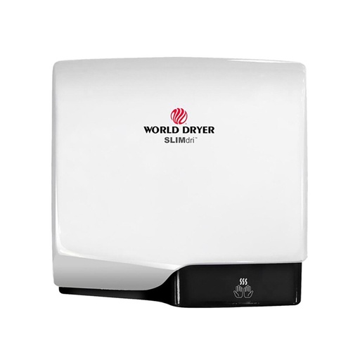 [L-974A - G6674162] WORLD DRYER SLIMdri L-974A 110-240V Aluminum White ADA Hand Dryer