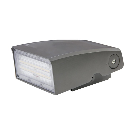 [65-677] SATCO 28 Watt Adjustable LED Wall Pack; CCT Selectable; 3360-3500 Lumens; DLC Premium