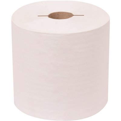 [312255408] Renown 7.5 in. White Advanced Controlled Hardwound Paper Towels (800 ft. per Roll, 6-Rolls per Case)