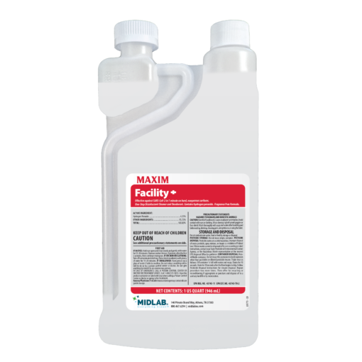 [046200-06] Facility+ Peroxide Disinfectant & Cleaner 6/32oz EZ Squeeze