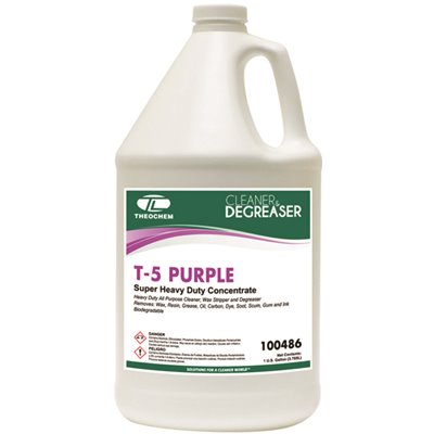 [2488371] Theochem Laboratories T-5 1 Gal. Purple Heavy-Duty Degreaser