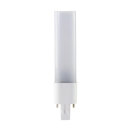 [S11552] Satco 5.5 Watt LED PL 2-PIN Dual Mode; 3500K; 500 Lumens; GX23 base; 50000 Average rated hours; 120 deg. Beam Angle; Type A/B Ballast Dependent or Ballast Bypass; 120-277 Volt