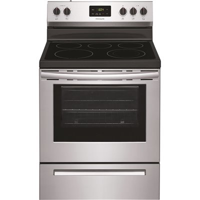 [310575855] Frigidaire 30 in. 5 Element Freestanding Electric Range in Stainless Steel